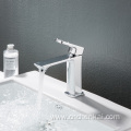 High Quality White Bathroom Tap With Plating